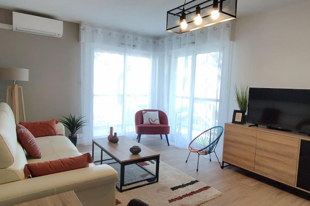 Les Geraniums, Bel Appartement Renove, Proche Plage Et Commerces 滨海拉塞讷 外观 照片